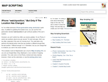 Tablet Screenshot of mapscripting.com